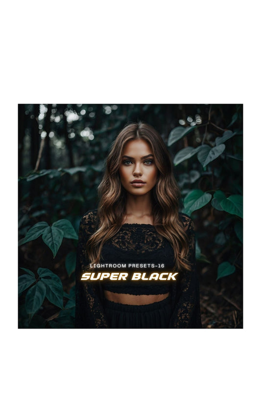 Lightroom presets-Super Black Mobile